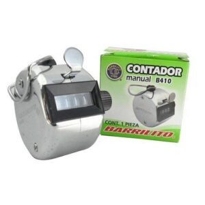 CONTADOR DE PERSONAS MANUAL METALICO 4 DIG. MOD.B410 BARRILITO PIEZA