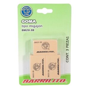 BORRADOR DE MIGAJON BM20-3B BARRILITO BLISTER C/3