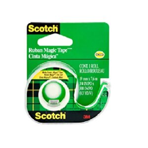 CINTA MAGICA CON DESPACHADOR 3M SCOTCH MOD. 105NA / 18mm X 7.6m PIEZA
