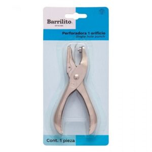 PERFORADORA 1 ORIFICIO DE 3 MM(1/8") MOD.809 BARRILITO PIEZA