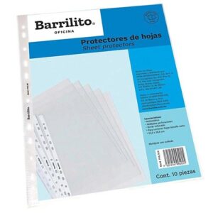 PROTECTOR DE HOJA MOD.PHL10 BARRILITO PAQ. C/10