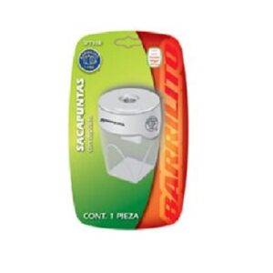 SACAPUNTAS CON DEPOSITO PLASTICO MOD.SPT38B BARRILITO BLISTER