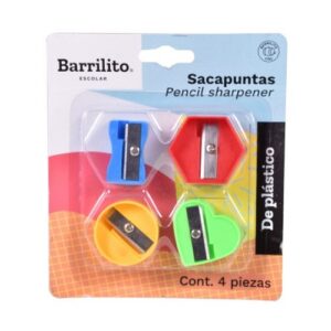 SACAPUNTAS ESCOLAR MOD.SPT40B BARRILITO BLISTER