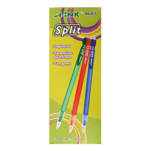 LAPICERO 0.5 MM SPLIT AZUL A-INK ALD-A PIEZA