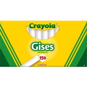 GISES BLANCOS ANTIPOLVO C/150 CRAYOLA