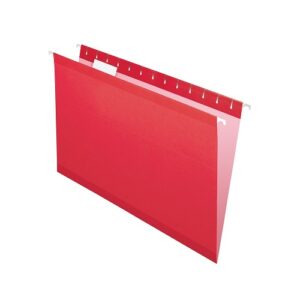 FOLDER CARTA COLGANTES PENDAFLEX CEJA 1/5 ROJO CJ. DE 25