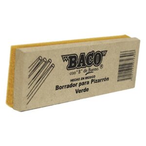 BORRADOR PARA PIZARRON BLANCO DE MADERA BACO PIEZA