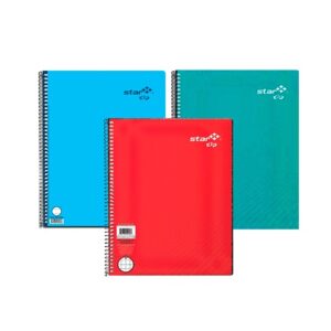 CUADERNO PROFESIONAL STAR KID 5MM 100 HJ PIEZA ESTRELLA MOD.459