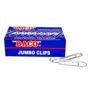 CLIP JUMBO BACO CAJA C/100 PIEZAS