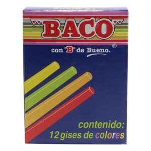 GISES COLORES CAJA C/12 TIC-12 BACO PIEZA