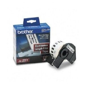 CINTA BROTHER PLASTICA BLANCA CONTINUA ROLLO 23/7PULX50PIE MOD. DK2212 PIEZA