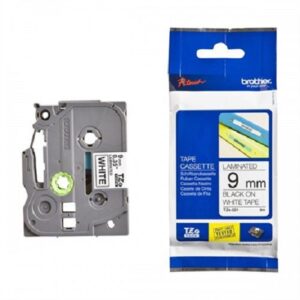 CINTA BROTHER TZ221 NEGRO/BLANCO 9MM PT 1400 9500C 1750 MOD. TZE221 PIEZA