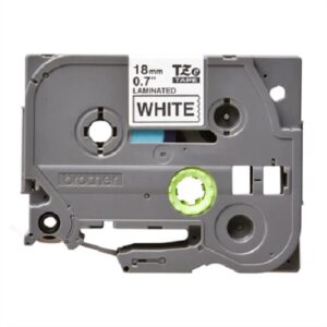 CINTA BROTHER TZ-241 NEGRO/BLANCO 18MM PT300/310B/330/530 MOD. TZE241 PIEZA