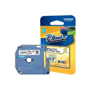 CINTA BROTHER NEGRO/BLANCO 12MM PT85 100/110 MOD. M231 PIEZA