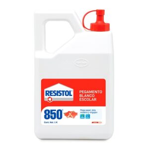 PEGAMENTO BLANCO ESCOLAR 1KG RESISTOL 850 PIEZA
