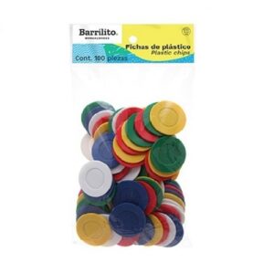 FICHAS DE POKER BARRILITO FPK27 CJ C/100 PIEZA
