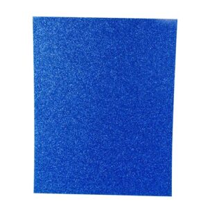 FOAMY CARTA CON DIAMANTINA AZUL REY NAEN 126 PQ CON 10 PIEZA
