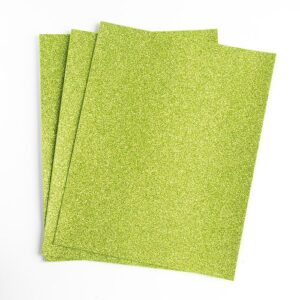 FOAMY CARTA CON DIAMANTINA VERDE CLARO NAEN 134 PQ CON 10 PIEZA