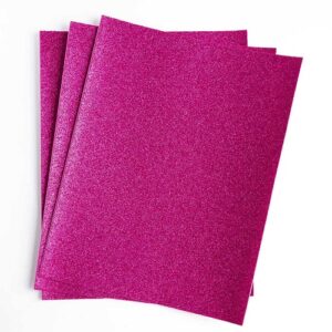 FOAMY CARTA CON DIAMANTINA ROSA MEXICANO NAEN 205 PQ CON 10 PIEZA