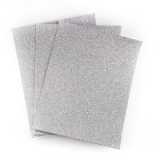 FOAMY CARTA CON DIAMANTINA PLATA NAEN 305 PQ CON 10 PIEZA