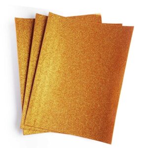 FOAMY CARTA CON DIAMANTINA NARANJA NAEN 115 PQ CON 10 PIEZA