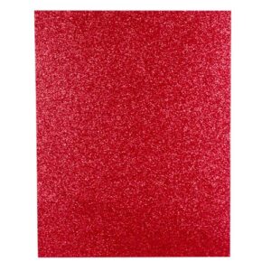 FOAMY EXTENDIDO CON DIAMANTINA 44X56CM ROJO 144 NAEN CCT-DIAM PAQ C/10