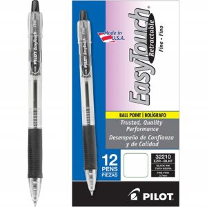BOLIGRAFO RETRACTIL P.FINO NEGRO EASYTOUCH PILOT CJA C/12