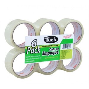 CINTA DE EMPAQUE TRANSPARENTE 48 X 100 MM TUK 179 PQ C/6 PIEZA