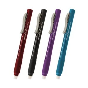 BORRADOR TIPO LAPIZ CLIC ERASER GRIP AZUL PENTEL ZE22-C CAJA C/12