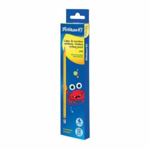 LAPICES DE GRAFITO #2 1/2 AMARILLO PELIKAN CAJA C/12 PZ