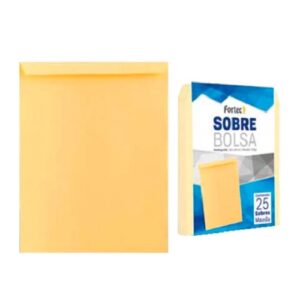 SOBRES BOLSA ESQUELA 16.5 X 25.0 CM FORTEC B-16-MG PQ C/ 50 PZ